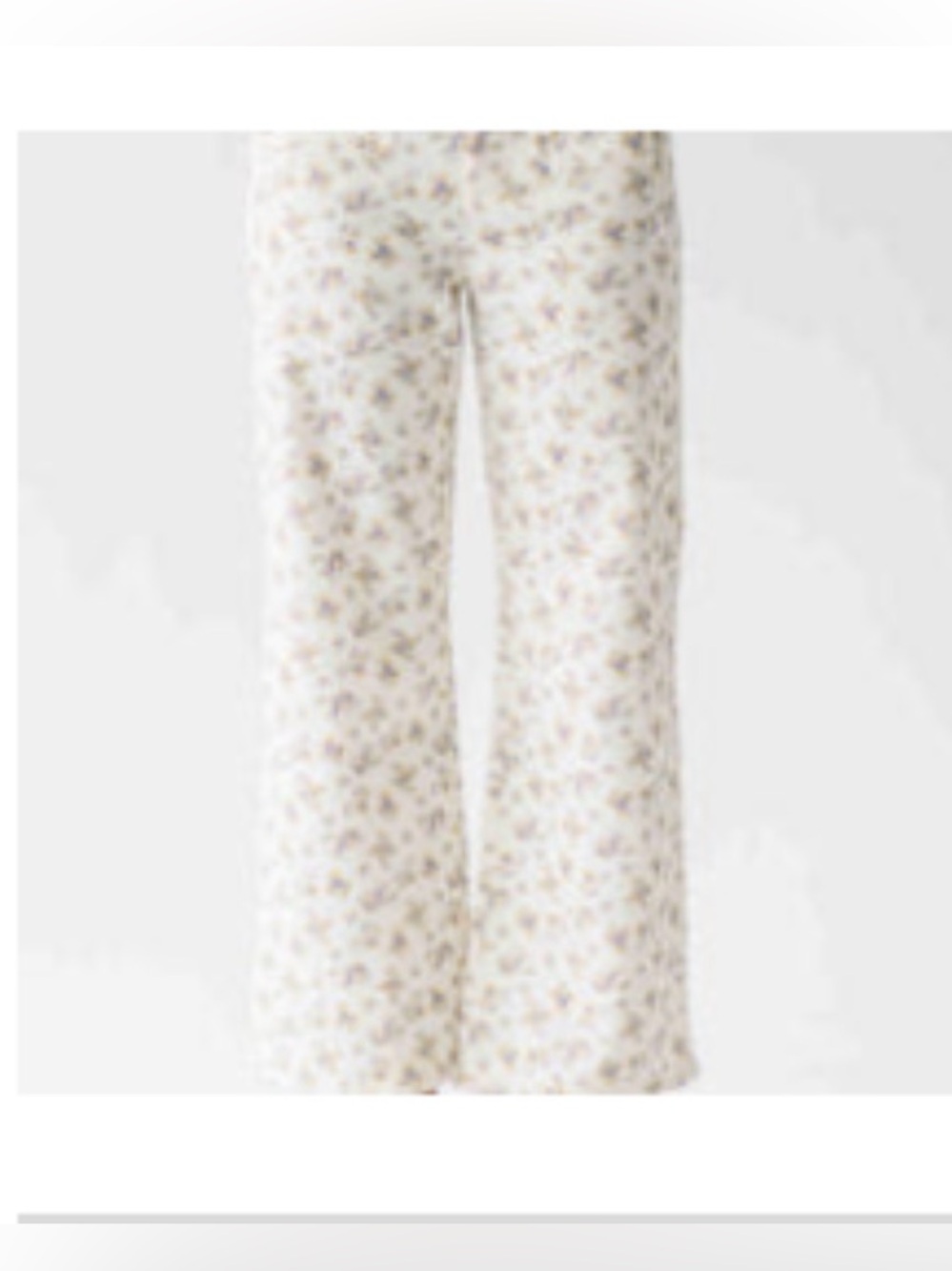 Annie Talbot Wide Leg Jean - Ivory Floral